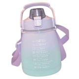 Maxbell Outdoor Motivational Water Bottle Time Marker Purple