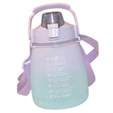 Maxbell Outdoor Motivational Water Bottle Time Marker Purple