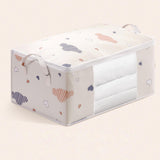 Maxbell Clothes Storage Bag Organizer Blankets Bedding Luggage Bins Box Container Beige L