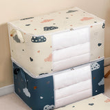 Maxbell Clothes Storage Bag Organizer Blankets Bedding Luggage Bins Box Container Beige L