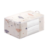 Maxbell Clothes Storage Bag Organizer Blankets Bedding Luggage Bins Box Container Beige L