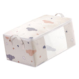 Maxbell Clothes Storage Bag Organizer Blankets Bedding Luggage Bins Box Container Beige L