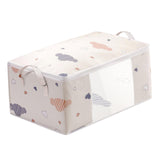 Maxbell Clothes Storage Bag Organizer Blankets Bedding Luggage Bins Box Container Beige L