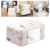 Maxbell Clothes Storage Bag Organizer Blankets Bedding Luggage Bins Box Container Beige L