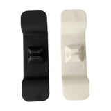 Maxbell Cable Holder Cord Wrapper Cord Organizer for Cables Storage black 2pcs
