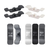 Maxbell Cable Holder Cord Wrapper Cord Organizer for Cables Storage black 2pcs