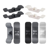 Maxbell Cable Holder Cord Wrapper Cord Organizer for Cables Storage black 2pcs