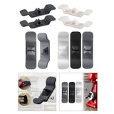 Maxbell Cable Holder Cord Wrapper Cord Organizer for Cables Storage black 2pcs