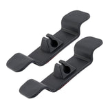 Maxbell Cable Holder Cord Wrapper Cord Organizer for Cables Storage black 2pcs