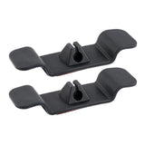 Maxbell Cable Holder Cord Wrapper Cord Organizer for Cables Storage black 2pcs