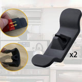 Maxbell Cable Holder Cord Wrapper Cord Organizer for Cables Storage black 2pcs