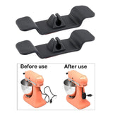 Maxbell Cable Holder Cord Wrapper Cord Organizer for Cables Storage black 2pcs