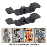 Maxbell Cable Holder Cord Wrapper Cord Organizer for Cables Storage black 2pcs