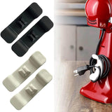 Maxbell Cable Holder Cord Wrapper Cord Organizer for Cables Storage white 2pcs