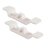 Maxbell Cable Holder Cord Wrapper Cord Organizer for Cables Storage white 2pcs