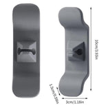 Maxbell Cable Holder Cord Wrapper Cord Organizer for Cables Storage gray 2pcs
