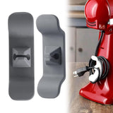 Maxbell Cable Holder Cord Wrapper Cord Organizer for Cables Storage gray 2pcs
