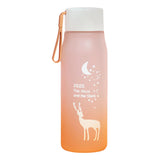 Maxbell Portable Water Bottle Drinking Daily Drinkware for Fitness Riding Orange