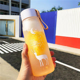 Maxbell Portable Water Bottle Drinking Daily Drinkware for Fitness Riding Orange