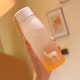 Maxbell Portable Water Bottle Drinking Daily Drinkware for Fitness Riding Orange