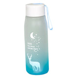 Maxbell Portable Water Bottle Drinking Daily Drinkware for Fitness Riding Blue