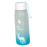Maxbell Portable Water Bottle Drinking Daily Drinkware for Fitness Riding Blue