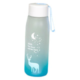 Maxbell Portable Water Bottle Drinking Daily Drinkware for Fitness Riding Blue
