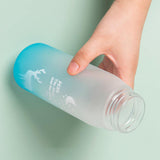 Maxbell Portable Water Bottle Drinking Daily Drinkware for Fitness Riding Blue