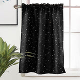 Maxbell 1 Panel Blackout Curtain Cutout Machine Washable for Living Room Dining Room