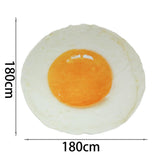 Maxbell Egg Blanket Novelty Cozy Gifts Funny Round for Bed Travel Kids 180x180cm