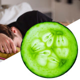 Maxbell Flannel Cucumber Blanket Throw Blanket Comfortable for Bed Chair Home Travel Diameter 150CM