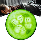 Maxbell Flannel Cucumber Blanket Throw Blanket Comfortable for Bed Chair Home Travel Diameter 180CM