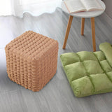 Maxbell Stretch Ottoman Cover Ottoman Protector for Living Room  Light Coffee