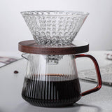 Maxbell Coffee Pot Heat Resistant with Handle Coffeeware for Tea Home Dining Room 350ml