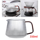 Maxbell Coffee Pot Heat Resistant with Handle Coffeeware for Tea Home Dining Room 350ml