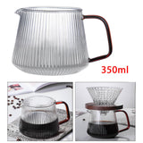 Maxbell Coffee Pot Heat Resistant with Handle Coffeeware for Tea Home Dining Room 350ml