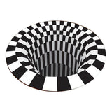 Maxbell 3D Vortex Illusion Carpet Doormat Floor Door Mat for Bedroom Door Style B