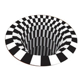 Maxbell 3D Vortex Illusion Carpet Doormat Floor Door Mat for Bedroom Door Style B