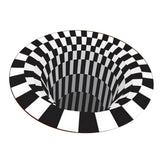 Maxbell 3D Vortex Illusion Carpet Doormat Floor Door Mat for Bedroom Door Style B