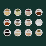 Maxbell Mini Electric Pepper Grinder Herb Grinder Coffee Grinder for Beans White