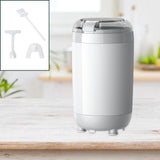 Maxbell Mini Electric Pepper Grinder Herb Grinder Coffee Grinder for Beans White