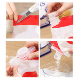 Maxbell Bag Sealing Clip with Pour Spouts Sealer Clamp Fresh Keeping Kitchen Gadgets