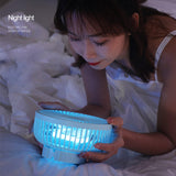 Maxbell Mini Fan 360 Degree Tilt Rotation Natural Wind Portable for Hiking Office Plug in