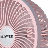 Maxbell Mini Fan 360 Degree Tilt Rotation Natural Wind Portable for Hiking Office Plug in