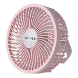 Maxbell Mini Fan 360 Degree Tilt Rotation Natural Wind Portable for Hiking Office Plug in