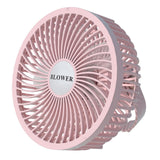 Maxbell Mini Fan 360 Degree Tilt Rotation Natural Wind Portable for Hiking Office Plug in