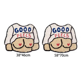 Maxbell Cartoon Floor Mat Bedroom Entrance Water Absorption Non Slip Decoration 38cmx46cm