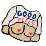 Maxbell Cartoon Floor Mat Bedroom Entrance Water Absorption Non Slip Decoration 58cmx70cm