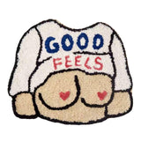 Maxbell Cartoon Floor Mat Bedroom Entrance Water Absorption Non Slip Decoration 58cmx70cm