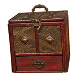 Maxbell Treasure Chest Vintage Storage Box Antique Jewelry Organizer daffodils
